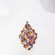 Symphony - Malvina Rhombus M-Violet Organza - 1